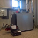 Osby Parca Warmwasserboiler mit Bentone-Biogasbrenner