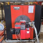 Installation 1125 kW Bentone BG 650M Gasbrenner mit Gasbooster