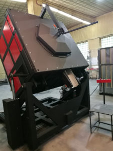 Kemner Aluminum melting furnace