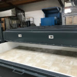 Glass bending oven for English customer