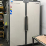 New powder coating oven supplied for a producer of outdoor advertising.