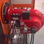 Service job Pyro hot water boiler with oil burner