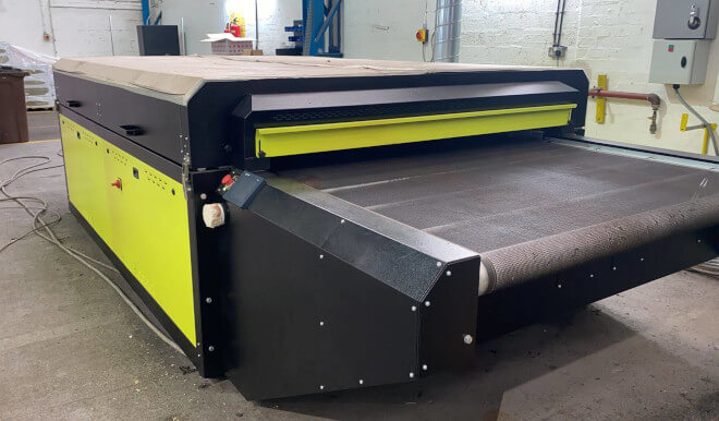 Tunneldryer textile transfer printing Ara NV