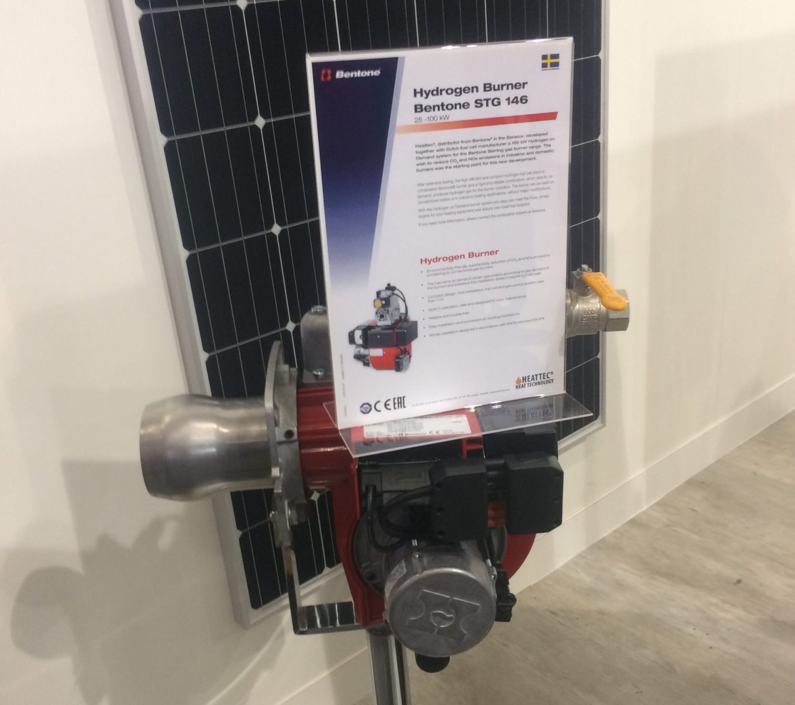 Vorstellung des Bentone Hydrogen Burner STG 146