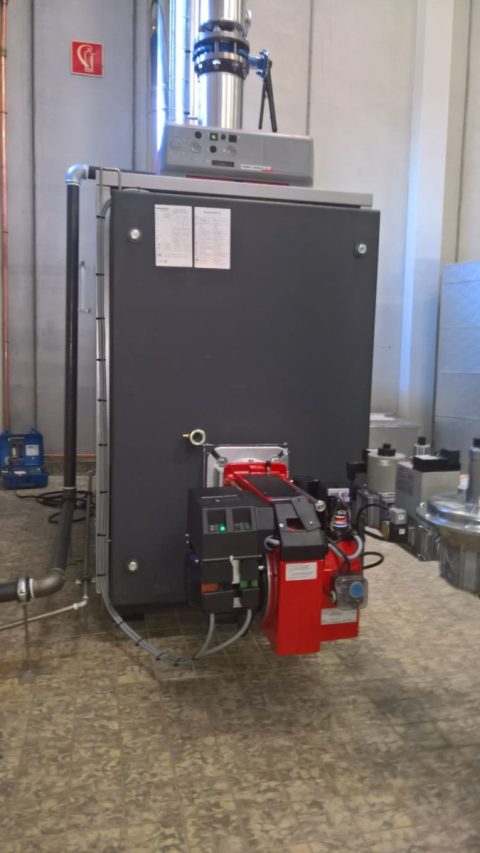 Osby Parca Biogaskessel mit Bentone gasbrenner