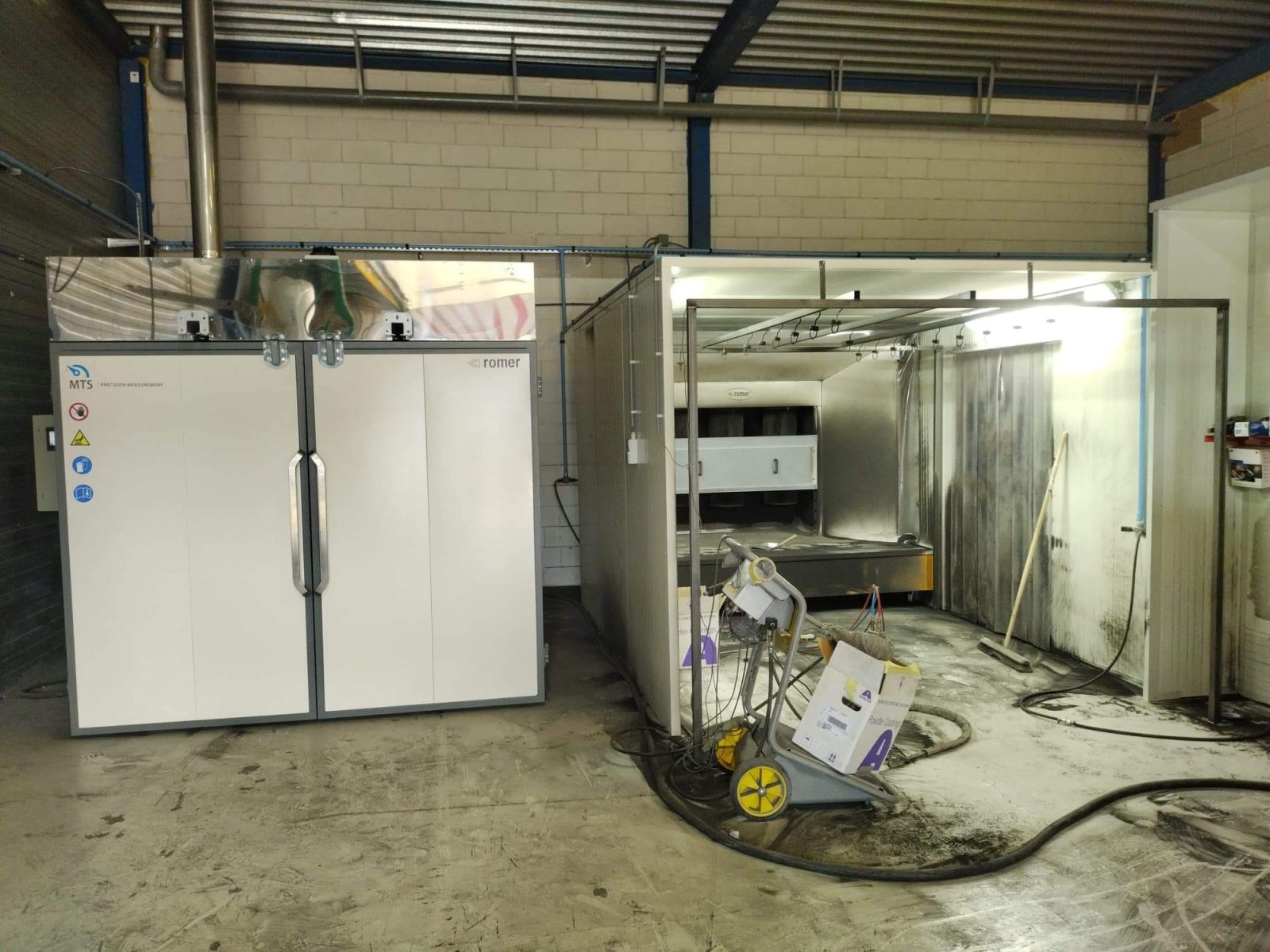 Pulverbeschichtungsanlage für die Felgenreparatur