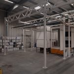 Poedercoat productielijn voor schoorsteenkappen