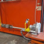 Installatie 1125 kW Bentone BG 650M gasbrander met gasbooster